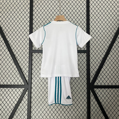 17/18 Retro Real Madrid Home Kids